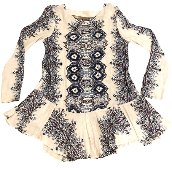 EUC Free People Boho Tunic Dress - Picture 1 of 4
